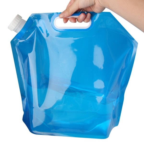 10L Udendørs camping vandpose foldbar vandbeholder vanddunk bærbar foldbar rejse vandspand XXL