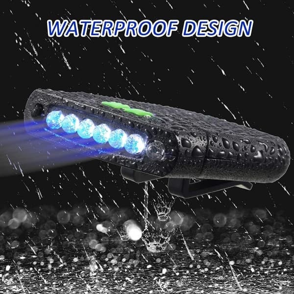 2 kpl LED-lippalakit, USB-ladattavat, lippalakin taskulamppu