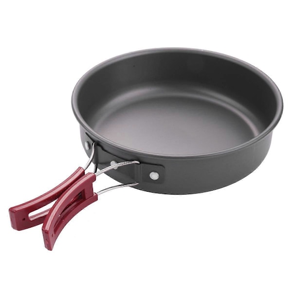 CASA Camping Stegepande Udendørs Camping Bærbar Non-Stick Madlavning Picnic Vandreture Kogegrej Køkkenredskab F