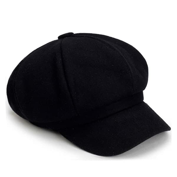 Hatter for kvinner, baskerluer, høst, vinter, dame, åttekantet hatt