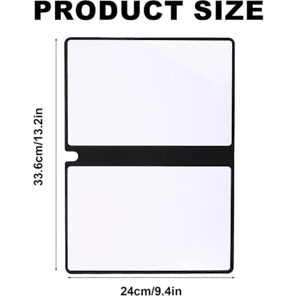 [CA] Bærbar A5 whiteboard-notesbog, 24x16,5 cm genanvendelig whiteboard-notesbog sletbar notesbog
