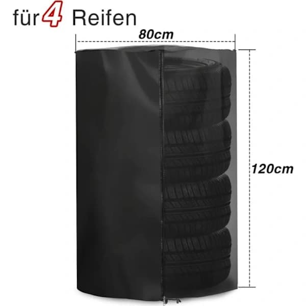 Dækbeskyttelse dækbeskyttelse dækbeskyttelse 4 dækbeskyttelseshætter 80-120cm