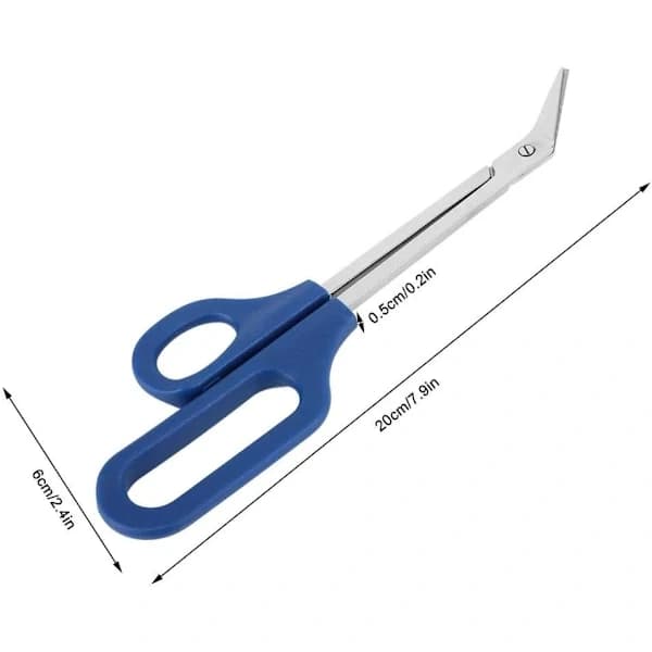 Neglesaks med lang næse til tykke tånegle - Ergonomisk, rustfri