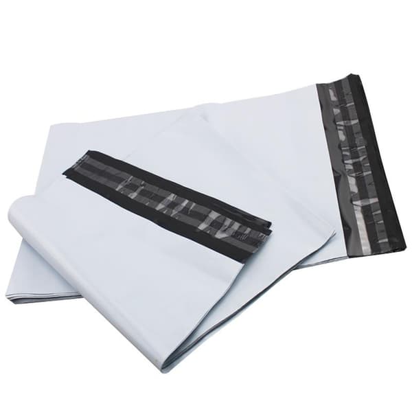 100 stk - e-handelspose 25 x 35 cm - hvit hvit 1 pakke
