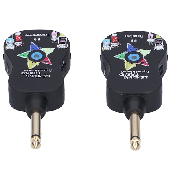 Trådløst gitarsystem Digital sender mottaker med reverb diskant bassjustering B9