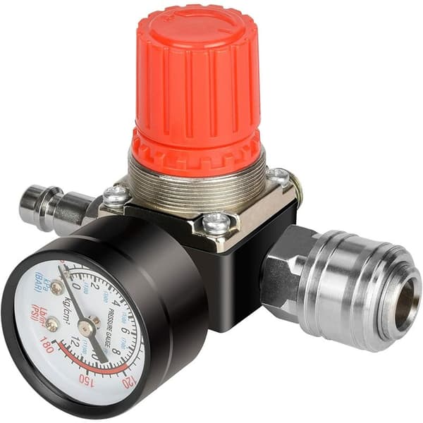Trykluftreducer 1/4\" - EU-standardtryk