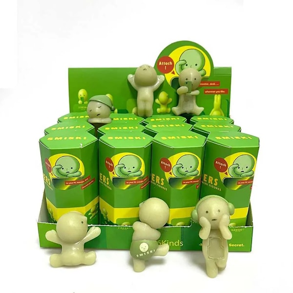 Smiski Hippers hippers toalett badrum vardagsrum Party Series Dekoration Modell Mini Figur Docka Blind Box Julklapp Leksak XJ250212.Ca