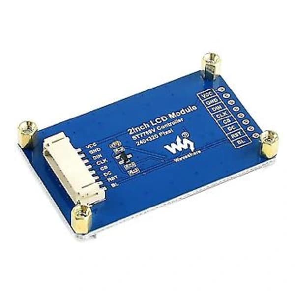 Raspberry Pi Pico 2-tommers skærm med 65k farver og SPI-interface