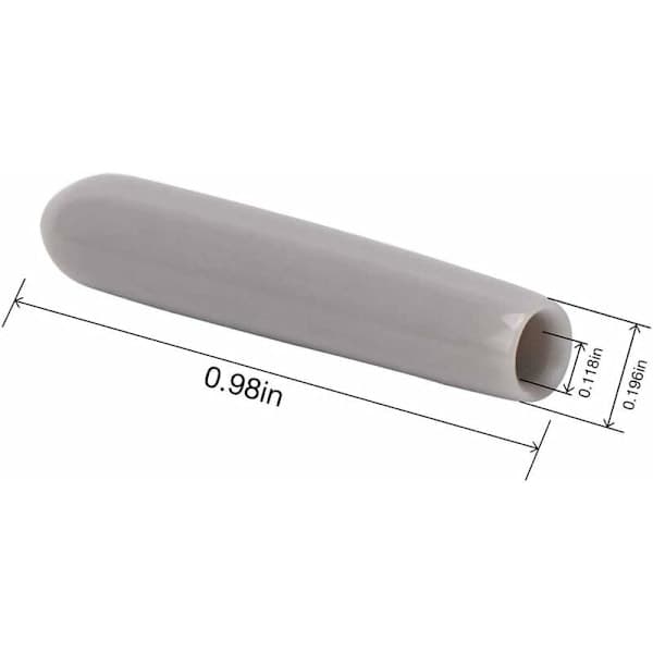 120 Diskmaskinsställskydd, Innerdiameter 3MM PVC Skyddskåpa, Diskställ, 25mm (Grå)
