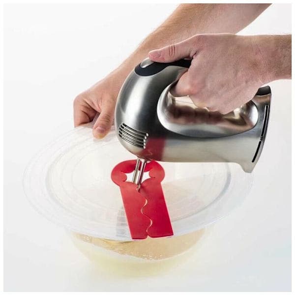 Whisk Shield, Plastic Whisk, Leak-Proof and Splash-Proof Lid Compatible with Whisk