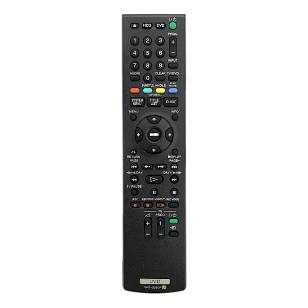 RMT-D249P Fjernbetjening til Sony DVD RDR-DC205 RDR-ATAT200 RDR-HX680 RDR-HX785 RDR-HX980 RMT-D224P RMT-D240A