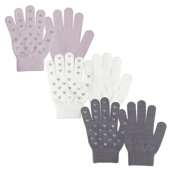 Pojkar Flickor Magiska Stretch Gripper Handskar 3-pack Blandning, K