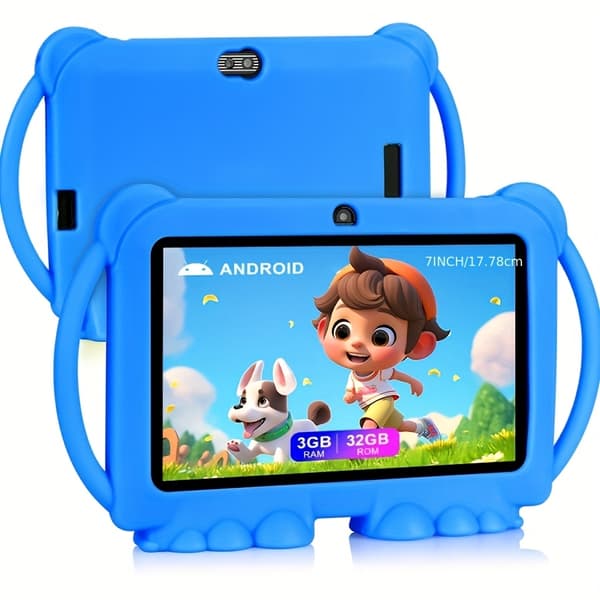 7-tums Android-surfplatta 1+8 barnsurfplatta HD-skärm Blå 1＋8GB Blue 1＋8GB