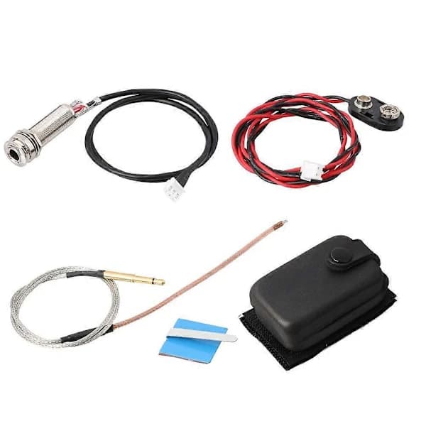 IRIS-2 Lydhuls Kontrol Forforstærker Guitar Pickup Piezo Pickup System til Akustisk Folkeguitar
