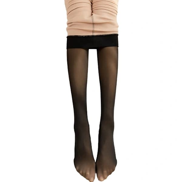 Dam Magic Extra Tjocka Varma Vinter Dubbelfodrade Stretch Termiska Fleece Tights