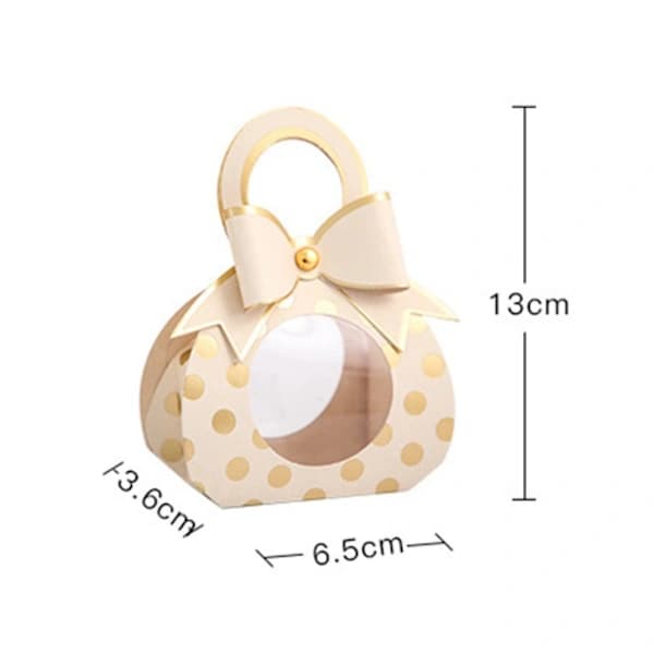 10 ST Bröllopsfavoritlåda Chokladgodisaskar BEIGE Beige[ca]
