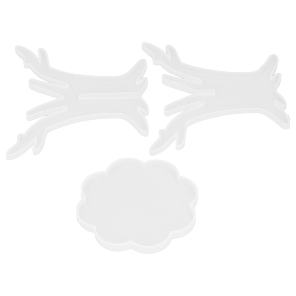 3 st DIY Blomkrukshylla Form Enkel Avformning Mjuk Bra Seghet Oregelbundna Grenar Blomkrukshylla Form för DIYBranch 60‑730