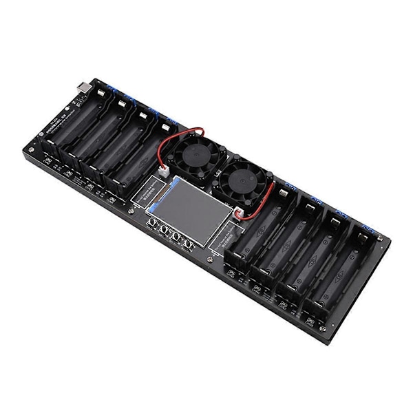 CASA 8 Kanaler 18650 Lithium Batterikapacitet Tester Modul MAh MWh Kapacitetsdeling Intern Modstand