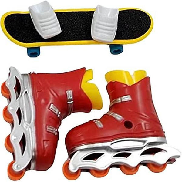 Mini Finger Skateboard Adventskalender 24 dagar jul med färgglad bräda För barn Tonåringar Vuxna
