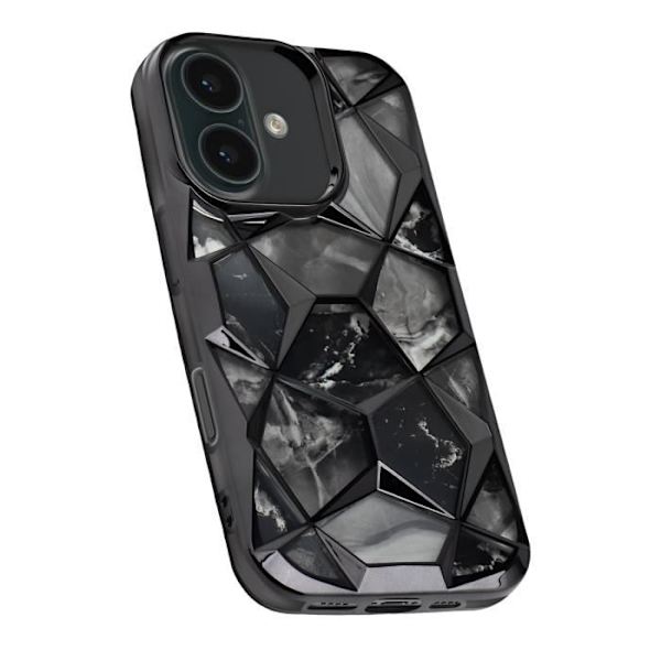 Skal till iPhone 16 Stötsäkert Twinki Collection Svart
