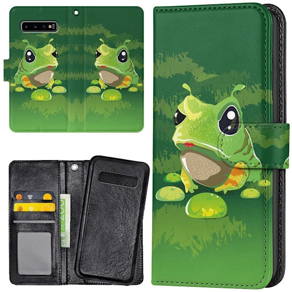 Samsung Galaxy S10 - Pung Etui/Cover Frø