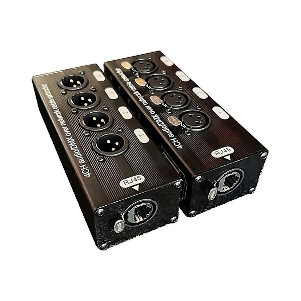 CASA 1 Par 4-Kanals 3-Pin XLR Audio og DMX over Netværkskabel Forlænger, DMX512 Netværkssignal Forlænger