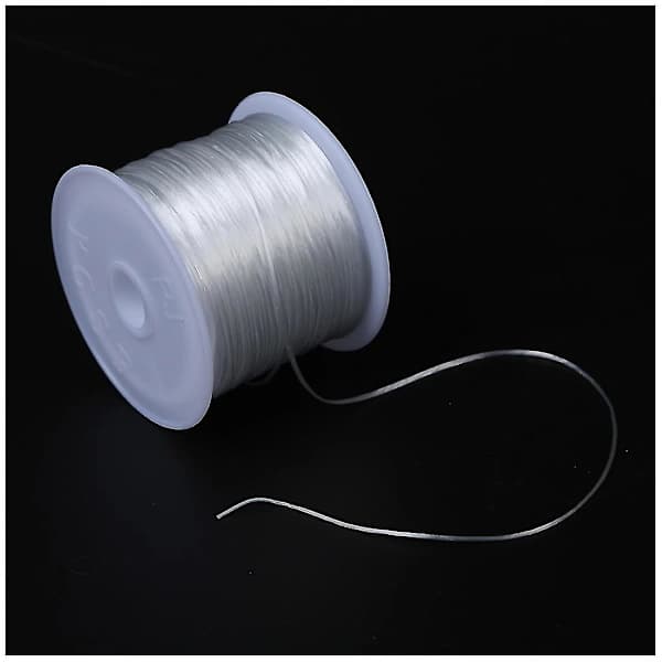 60m Elastisk Trådsnor for Smykkefremstilling