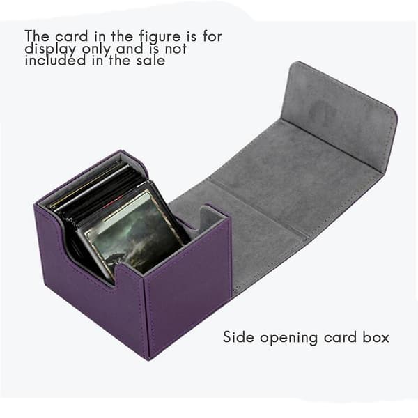 Kortboks Sideindlæsning Kortboks Deck Case Til Yugioh Kortpärm Holder 100+