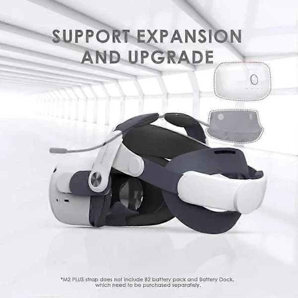 BOBOVR M2 Plus Hovedrem Erstatning Elite Rem for Oculus Quest 2