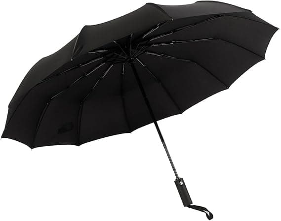 Regnparaply, Sammenleggbar paraply, Klassisk svart