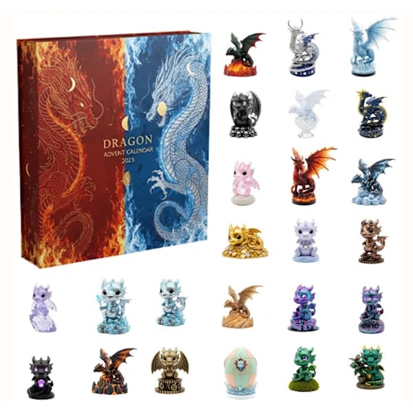 Drake Adventskalender, Akryl Nyckelringar