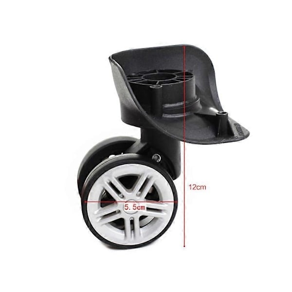 4 kpl Universaaleja Vaihtopyöriä Matkalaukkuun Matkalaukun Korjausosat Kääntyvät Pyörät Mustat Pyörät Matkaboksiin Kärry Matkalaukku Tarvikkeet125.5cm-Xin
