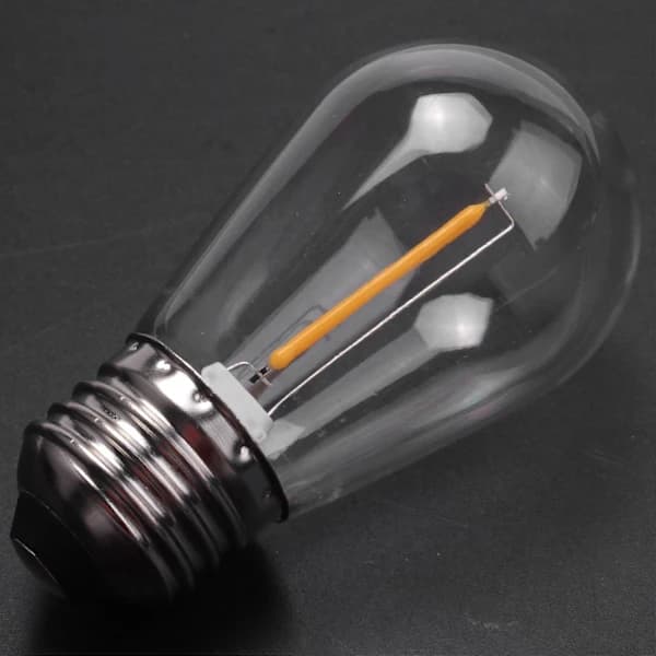 Utomhus S14 LED-lamput 3V Särkymättömät 15 kpl