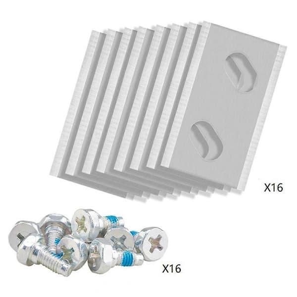 16 stk Rustfrie Stålkniver for Robomow RK Robotgressklipper Erstatningskniver, 32*18.6*0.9mm
