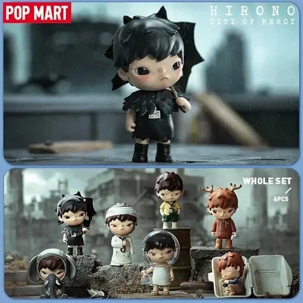 100% lager av original Hirono Mercy City serie 3 blind box leksaker animerade karaktärer action karaktärsmodeller leksaker presenter W241114.Ca
