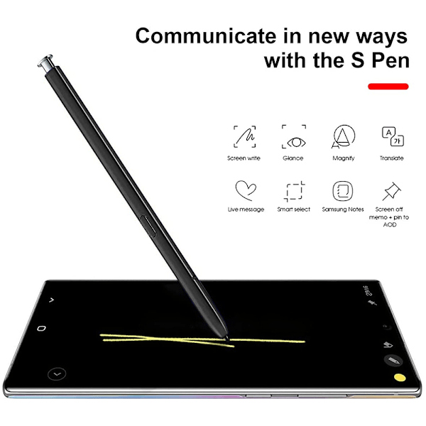 Til Samsung NOTE10+Plus Pro stylus elektromagnetisk pen