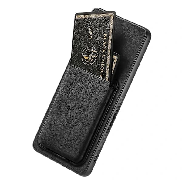 Magnetisk Kortlomme Telefoncover til OnePlus 12 5G Sort