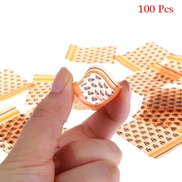100 stk Små Poser 1,97  \" X 1,38  \" Mini Zip Lock Poly Designer