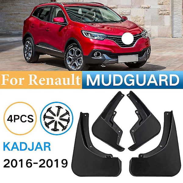 Uudet päivitetyt auton roiskeläpät Renault Kadjar 2015 2016 2017 2018 2019 -malleihin, lokasuojat, auton lisävarusteet