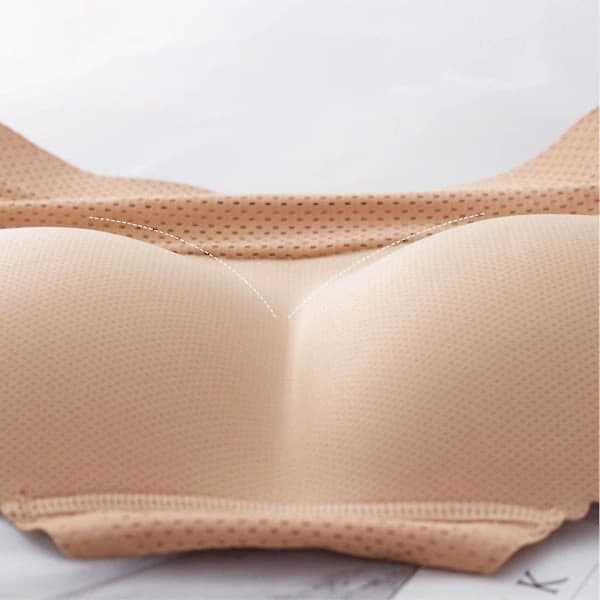 2-pak sømløse dame trusser med numseløft og polstring Shapewear L talje
