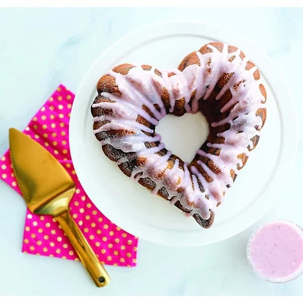 [CA] Nordic Ware Elegant Hjerteformet Bundtform