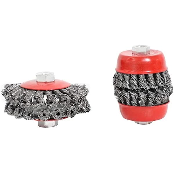 [CA] 4-pack stålborste vinkel slipmaskin kink stålborste set kit