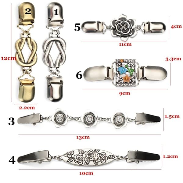 Kofta klemme Sjal broche 1 1