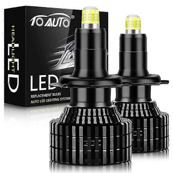 2 STK 30000LM LED-frontlyspærer H7 H11 9005 Multifunksjon 3000K/6000K Tåkelys 60000LM 9012(HIR2)
