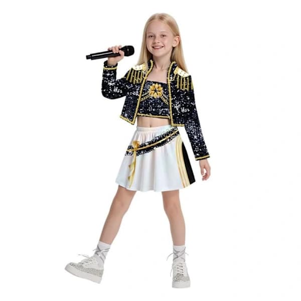 Zoe Demon Hunter K-Pop Kostume til Kvinder & Børn, 2-Delt Sæt Zoe 2-delt sæt 140cm