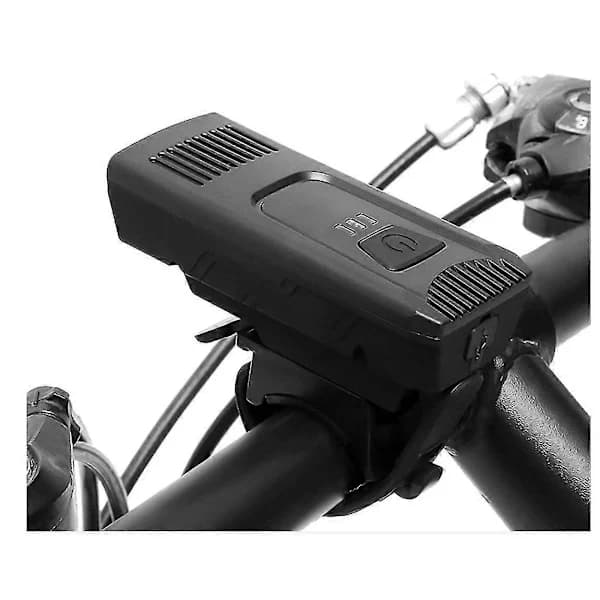 USB-oppladbare sykkellykter vanntette 4 moduser svart