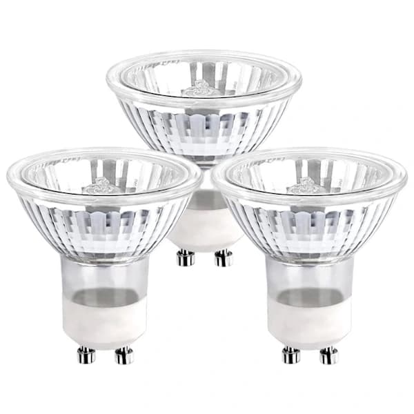 8-pack GU10 Halogenlampor 50W, 220V GU10 Halogenspotlight 2800K Varmvit 8