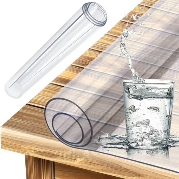 Beskyttelsesmåtte Plast 1mm - 120x60cm Transparent