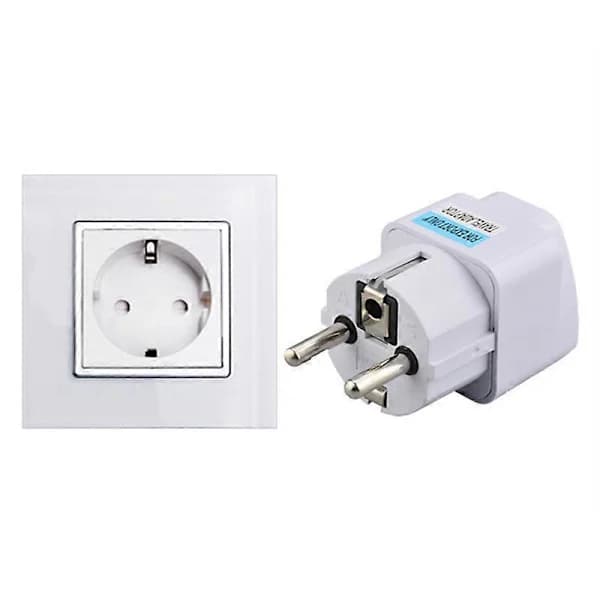 5X EU-pluggadapter DE til EU-pluggadapter 10A 250V Universell reiseadapter EU-uttak