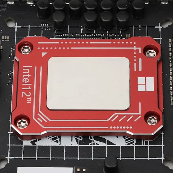 Thermalright Lga1700-bcf 12:e generationens CPU-böjningskorrigeringsram Fixerad bakpanel ~BY Svart